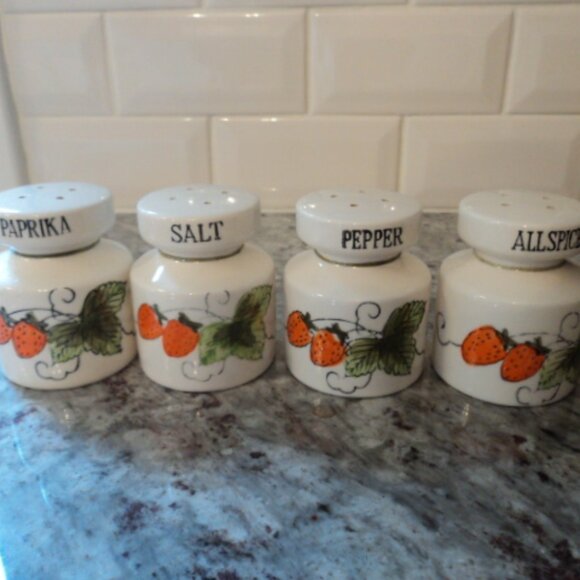 vintage spice jar set~ Japan - Picture 5 of 10